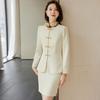 Costume Professionnel Trouman pour Femme Style Chinois Bouton Grenouille