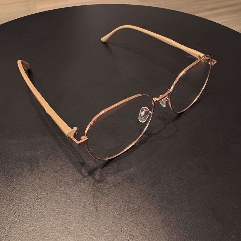 5PCS Anti Blue Ray Computer Glasses Replaceable Lens Oval Frame Unisex Anti-Radiation Eyewear