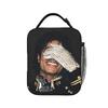 M-Michael Jacksons Lunch Bag Funny Lunch Box Picnic Portable Insulated Tote Food Bags For Men Oxford Print Cooler Bag