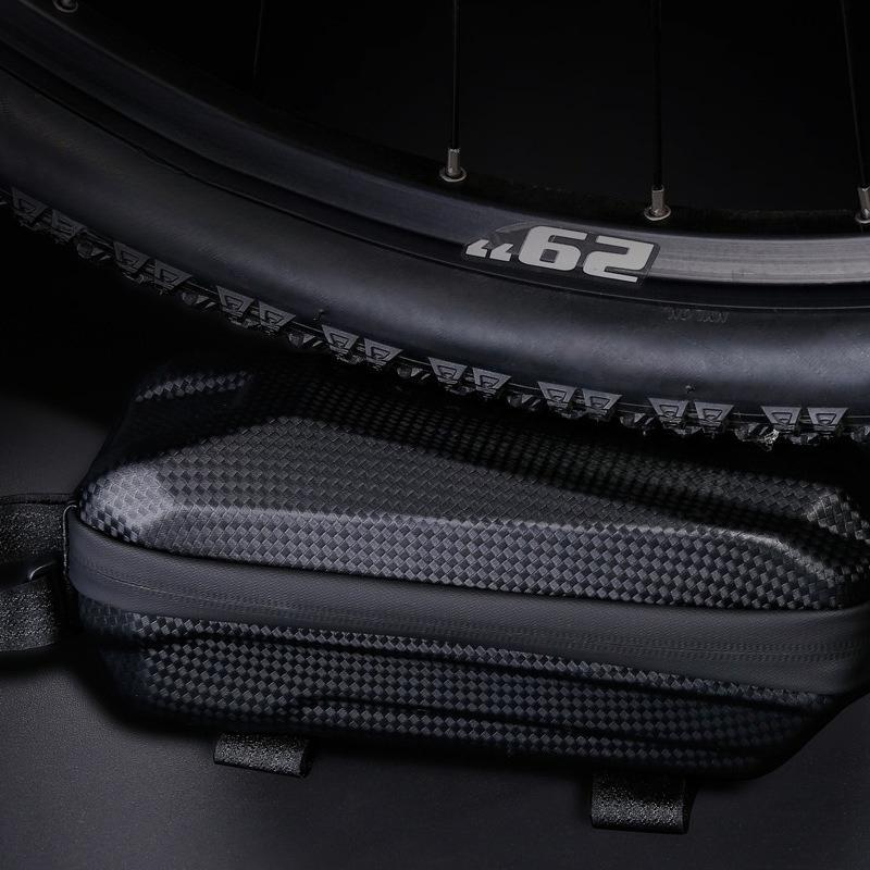 1Pc EVA Hard Shell Bike Bag Front Beam Bag Neutral Riding Upper Tube Bag