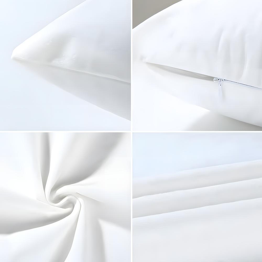 Blue Gold Wave-Shaped Pattern Pillow Case Double-Sided Plush Sofa Cushion Covers Organic Breathable Invisible Zipper