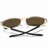 FashionBerry Gold and Brown Stylish Eyewear for Tough Slightly Bad Perfect for and Mountain UV Sunglasses, Non-Prescription, Men, Tough, Scary, Guys,