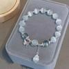 Dameskristallen armband, kattenoogsteen armband, grijze maansteen, Labrador vlinder bedelarmband, sieraden