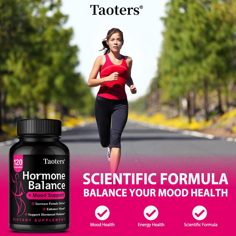 Suplemento para equilíbrio hormonal feminino, 60/120 cápsulas