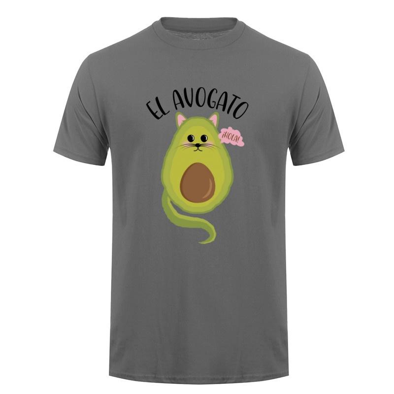 Funny Avogato Cat T Shirt Cute Avocado Cat Graphic Tee Humor Pet Lover Gift Casual Summer Vegan Top DY-332