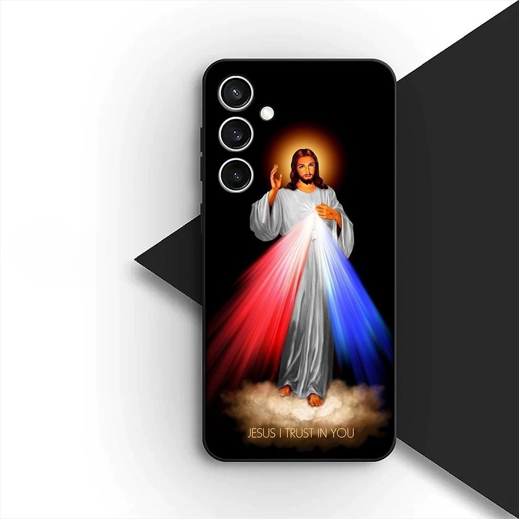 Phone Cover for Xiaomi Redmi 15 15C A4 A5 4G 5G 9A 9C NFC Note 9 8 9T Funda Casing Soft Case God Jesus Judah Jehovah Cross