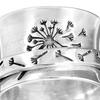 Women Ring Dandelion Flower Spinner Vintage Appearance Finger Ring Wedding Party Jewelry