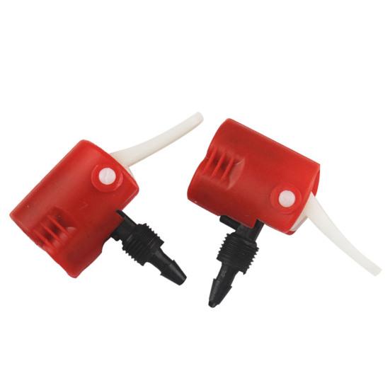 Air Nozzle Adapter Wide Range Uses Lightweight Design Wear-resistant High Strength Strong Cycling Tool Plastic Air Pump Valve Adapter for Riding