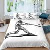 Baseball Duvet Cover Polyester Ball Pattern Sports Theme Player Twin Bedding  Lovers Queen King Quilt Cover