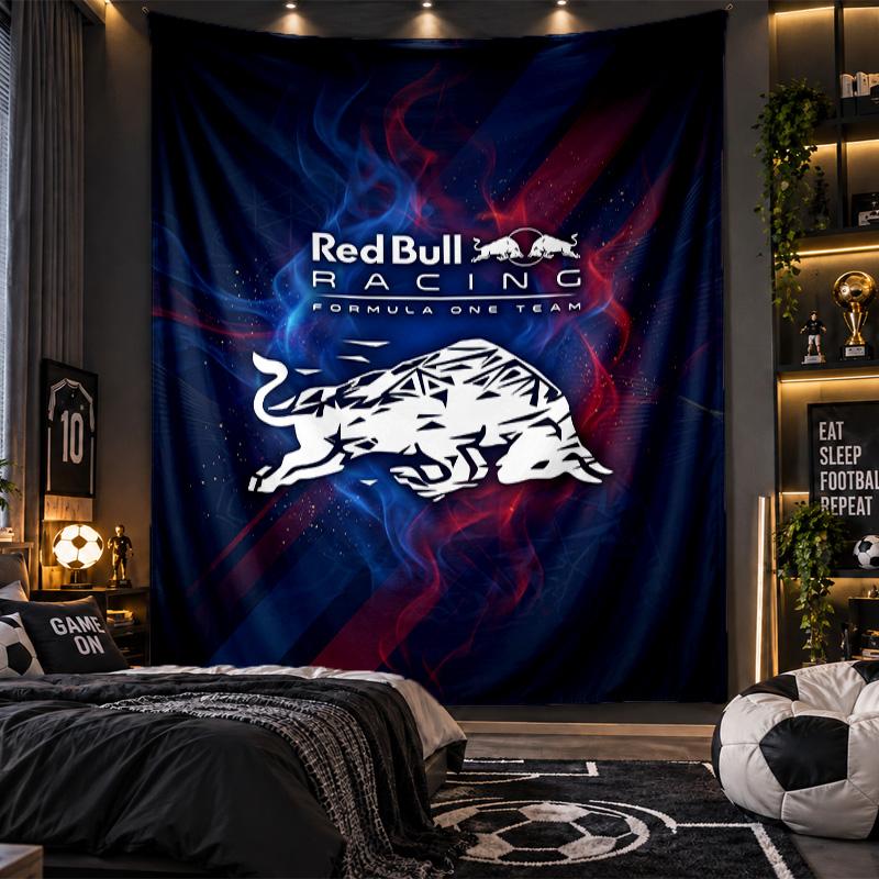 Fali Gobelin Red Bull Racing Nyomtatott Szövet Nappalihoz Hálószobához Lakás Díszítés