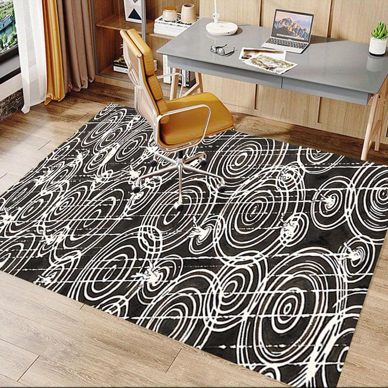 1 Stück Teppich mit Kreismuster, extra groß, rutschfest, für Büro, Familie, Schlafzimmer, große Fläche, Indoor-Teppich, lebendige Farben
