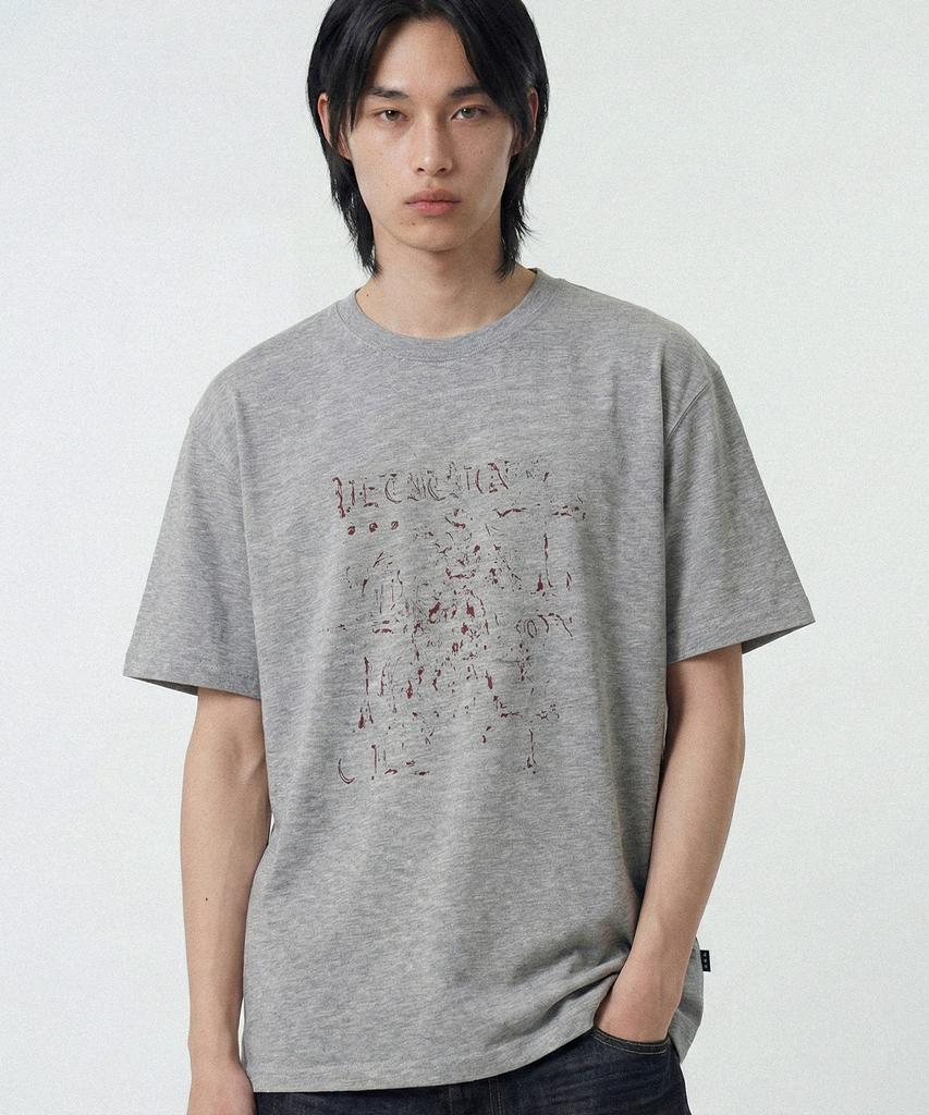Odeupeol Cross T-Shirt(Gray)