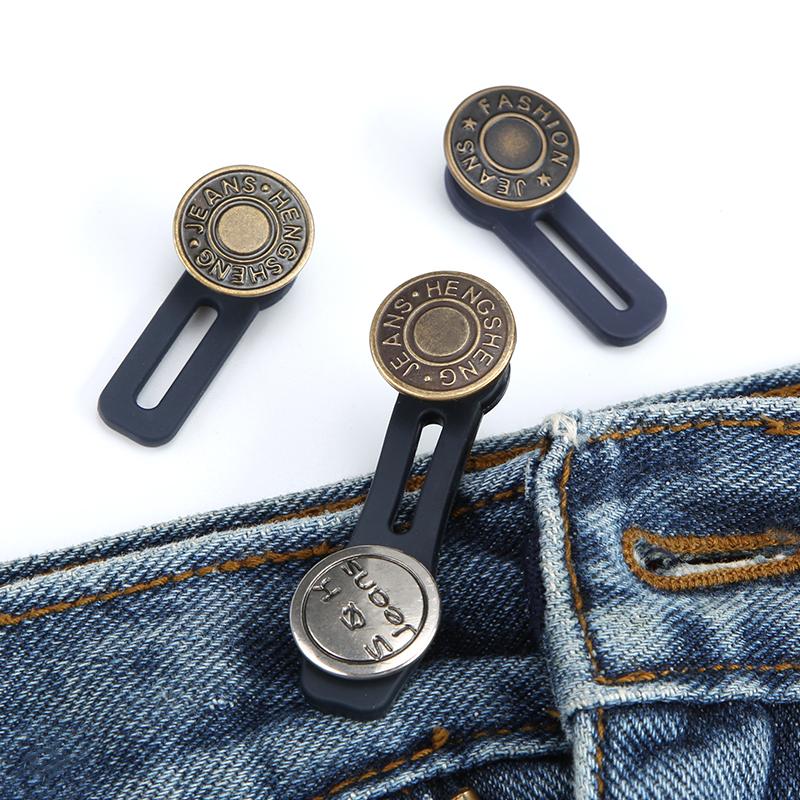 6 stuks Jeans en Broek Knopverlengers: Universele Taillevergroter voor Dames en Heren, Instant Riemverlengoplossing