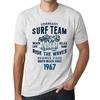 Men’s Vintage Tee Shirt Graphic T Shirt Surf Team 1967 Vintage White