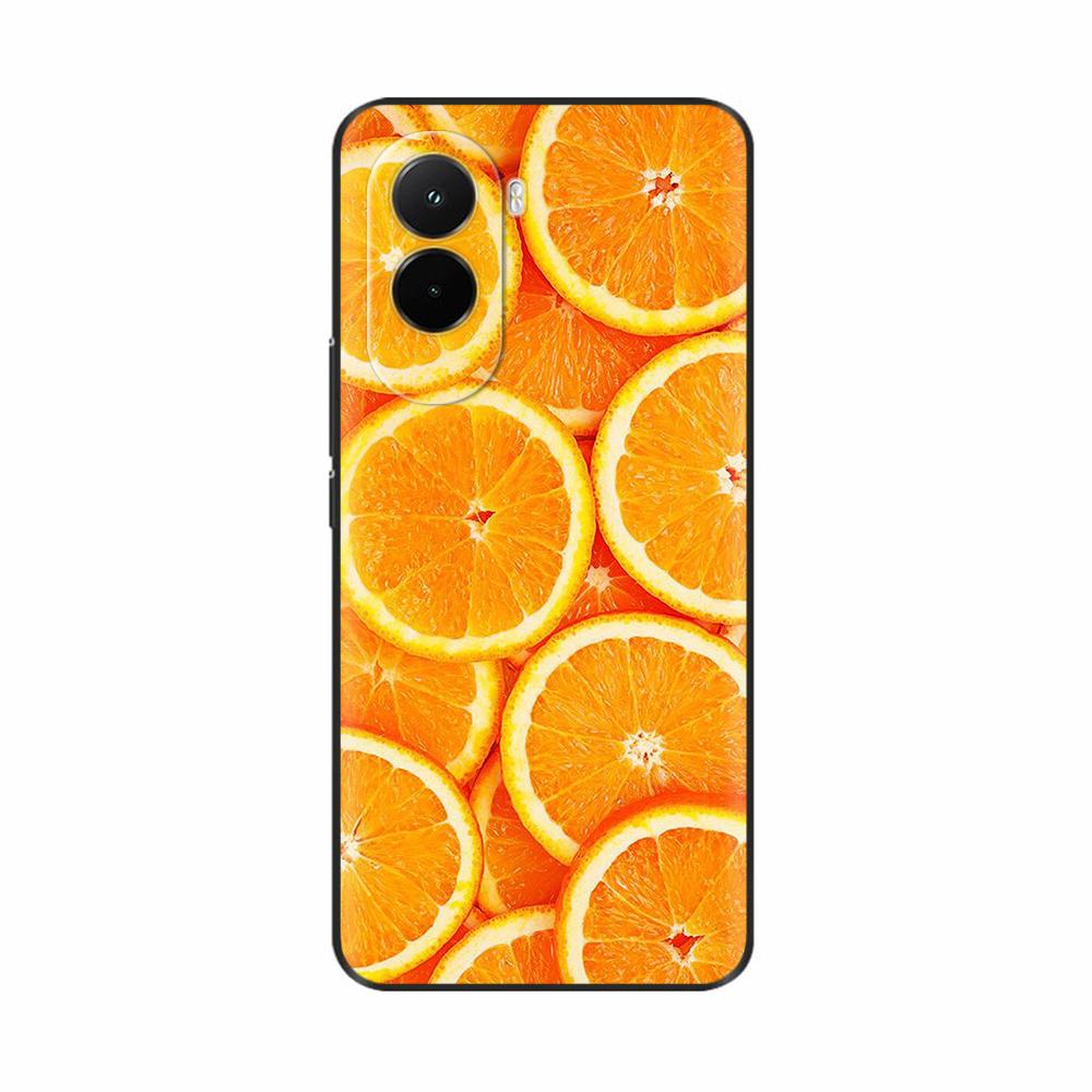 Weiche Hülle für Xiaomi Poco M7 4G Luxuriöser Druck-Rückdeckel für PocoM7 M7 Silikon-Stoßfänger Schutz Stoßfest Capa pocom7 4G Coque