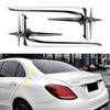 2 sztuk 3D naklejki samochodowe odznaka godło część boczna naklejka tapicerka dla W211 W203 W204 A180 A200 B180 B200 CLA akcesoria samochodowe