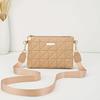 2025 New Fashionable Striped Shoulder/crossbody Handbag, Exquisite Hardware Accessories Zipper Closure, Multifunctional Daily Travel High-quality Bag
