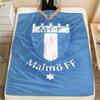 1 ST Malmö FF Print Flanellen Deken, Hoge Kwaliteit Alle Seizoenen, Woondecoratie, Warmte en Comfort, Perfect voor Kerstcadeaus