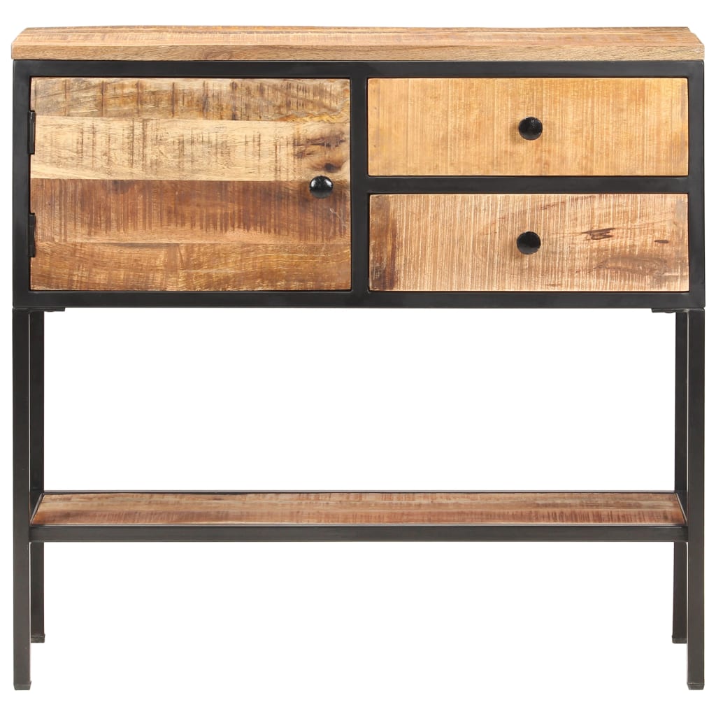 Sideboard 85 X 30 X 80 Cm Rough Mango Wood