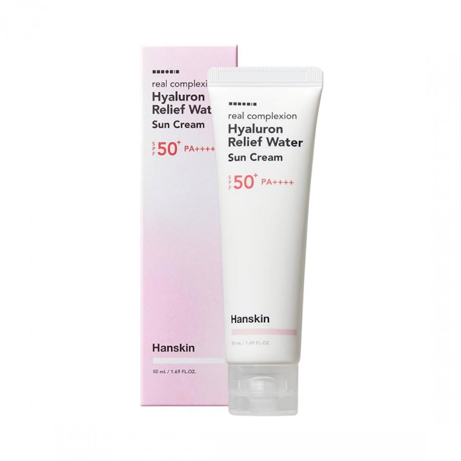 Hanskin Real Compliance Hyaluron Relief Water Protetor Solar SPF50+ PA++++ 50ml