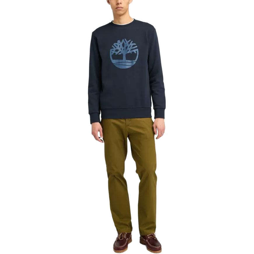 Timberland Outdoor Crew Neck Loose Breathable Pullover Long Sleeve Sweatshirt Men Sweatshirt A6K47-433