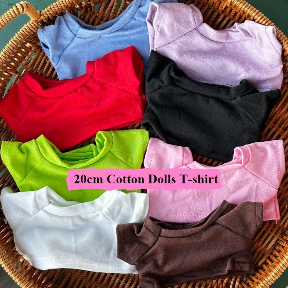 Toys Accessories Hoodies T-shirt Fashion Style Mini Clothes 20cm Doll Clothes Cotton Stuffed Dolls