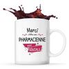 Mug - Thank You - Awesome Pharmacist - Ceramic - 325 Ml - Dishwasher and Microwave