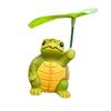 Garden Ornament Cartoon Elephant Tortoise Frog Design Waterproof Resin Animal Sculpture Garden Patio Balcony Decor