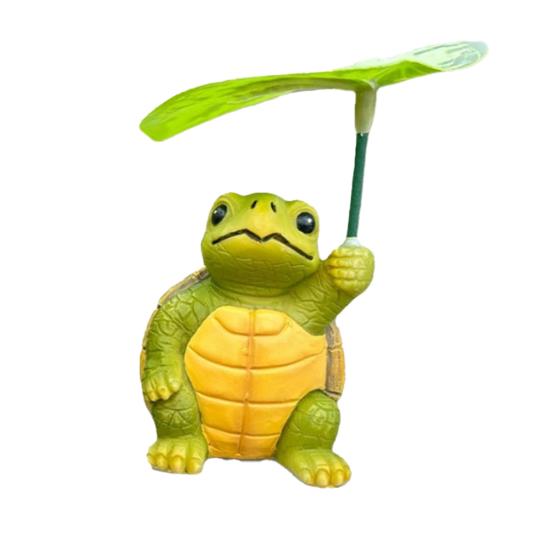 Garden Ornament Cartoon Elephant Tortoise Frog Design Waterproof Resin Animal Sculpture Garden Patio Balcony Decor