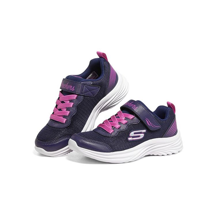 Skechers Dreamy Dancer Sport Low Top Kids Casual Shoes Kids Sneakers Blue Pink 302442L-NVPK