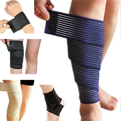 Knee Elbow Wrist Ankle Bondage Cuff Support Wrap Sport Bandage Compression Strap Belt