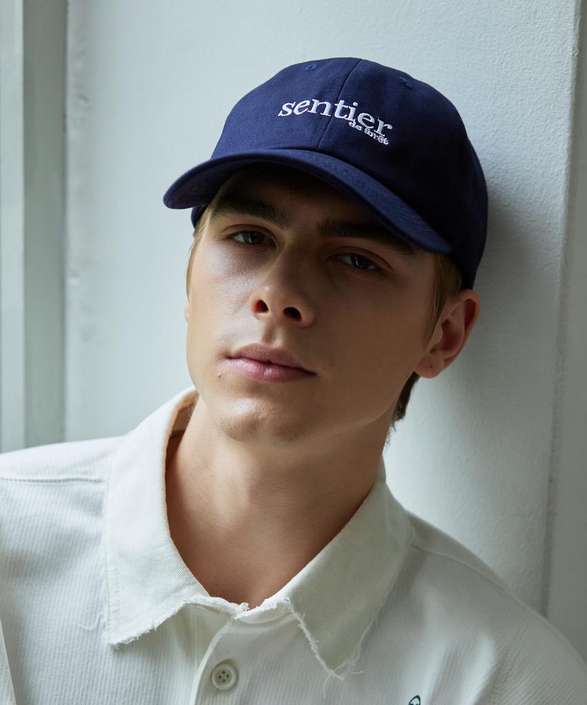 Sentieleu Signature Lettering Ball Cap (Navy)