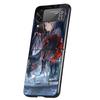 Arlecchino Genshin Impact Cover Phone Case For Samsung Galaxy Z Flip 7 6 5 4 3 5G Flip7 Flip6 Flip5 Flip4 Flip3 Black Fundas She