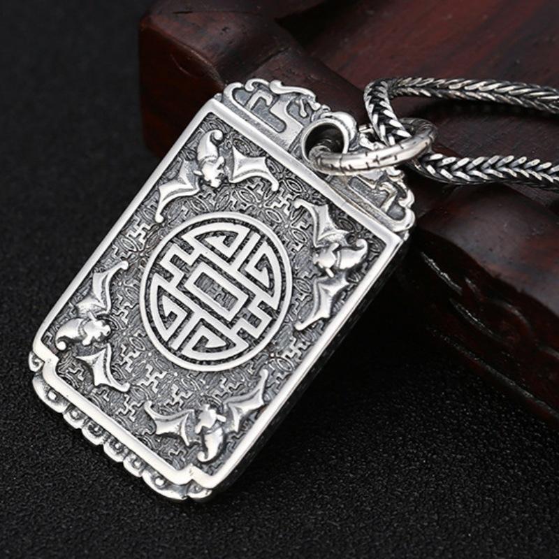 Přívěsek Fang Pai Pixiu Pánské a dámské náhrdelníky pokovené Trendy retro přívěsek s přívěskem provazové šperky
