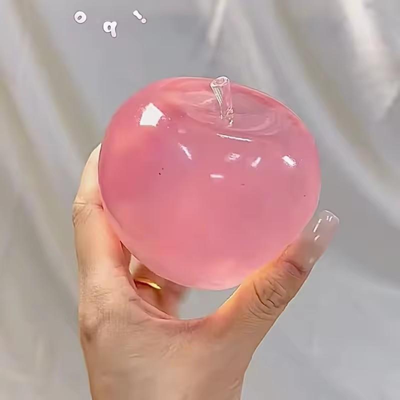 Green Apple Squeeze Toys Stress Relief Vent Fidget Toys Plasticity Squeeze Toy Relaxing Gift For Friends