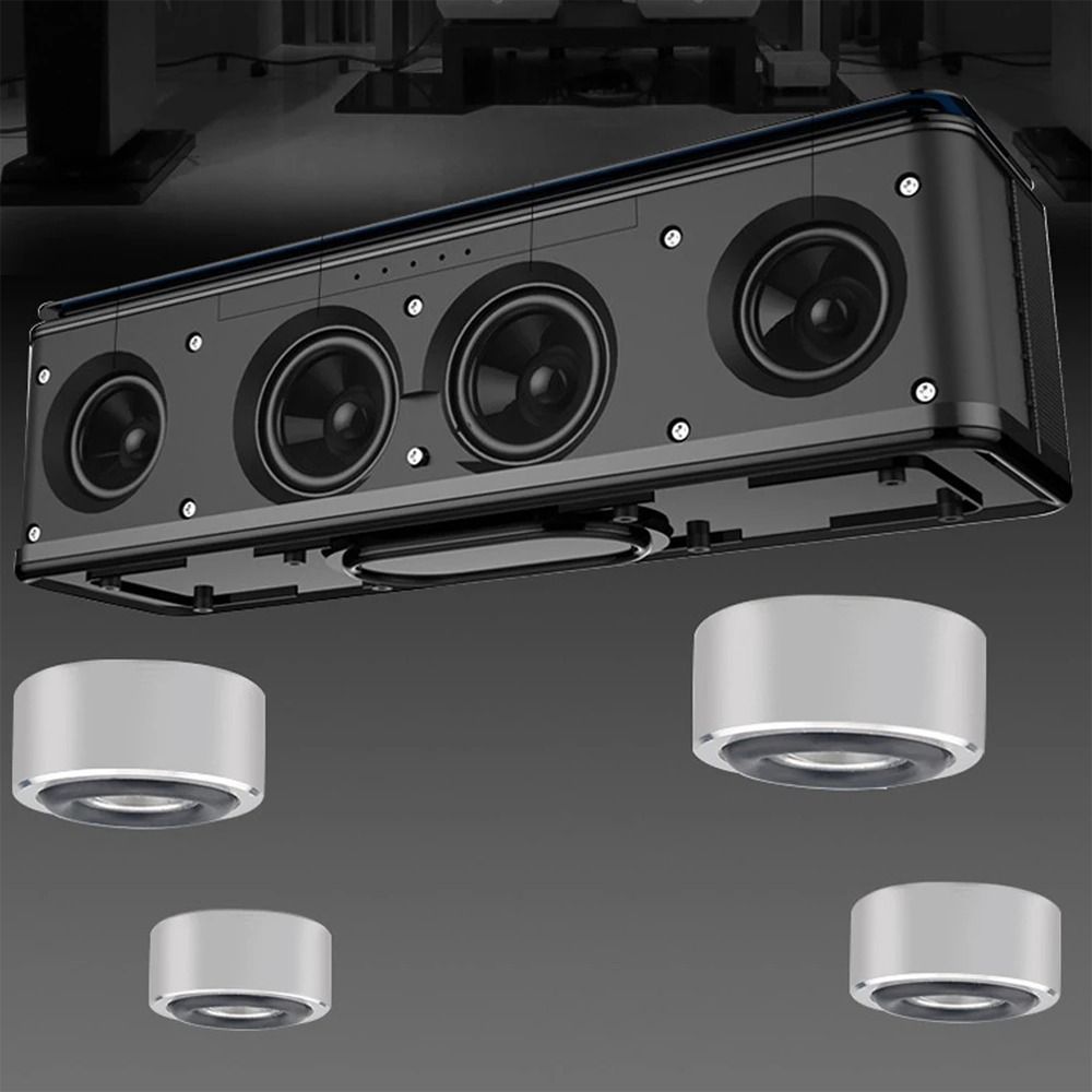 1/4Pcs Absorb Shock Speaker Spikes Stand Isolation Amplifier Base Feet  for Speakers CD Amplifier