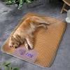 Matte für Hunde Sommer Kühlendes Haustierbett Betten Hundekorb Welpen Katzen Zubehör Zwinger Produkte Zubehör Groß Bettwäsche Kissen Haustiere