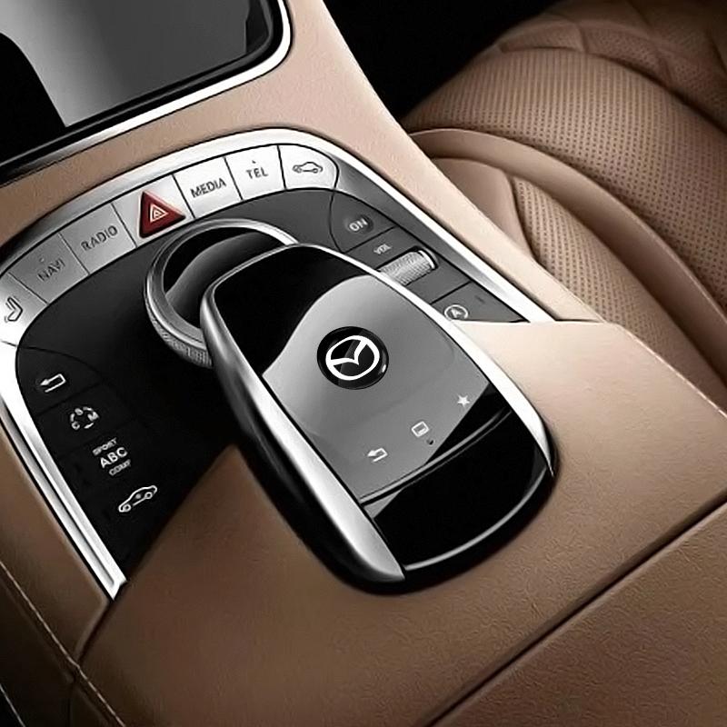 Car Lock Keyhole Stickers Door Lock Protect Car 3D Stickers For Mazda 6 3 CX5 5 2 323 CX7 Demio Atenza Axela MX30 CX30 CX3 CX9 RX8 RX7