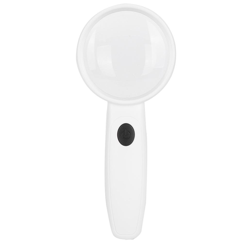 Magnifier HandHeld HighDefinition LED Light ABS Acrylic Charging Reading Magnifying Glass