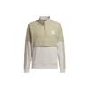 Striped Half-Zip Layered Retro Sports Jacket Men Jacket Brown HS3207