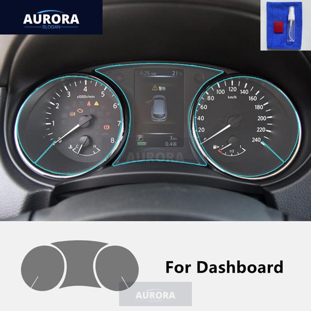 For NISSAN QASHQAI 14-20 Car Interior Center Console Transparent TPU Protective Film Anti-scratch Repair Film Accessories Refit