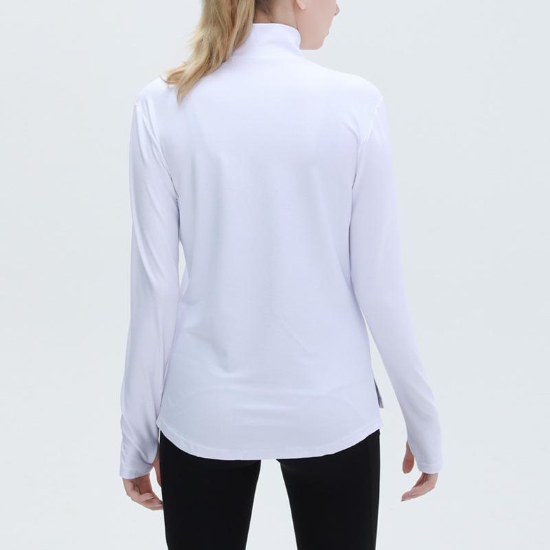Women's Quick-Dry Long Sleeve Half-Zip Yoga & Running Sportswear - Autumn/Winter Collection