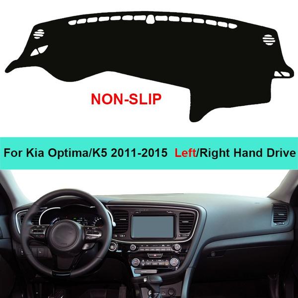 Για Optima K5 2011 2012 2013 2014 2015 LHD RHD 2 Στρώσεις Κάλυμμα Εσωτερικού Ταμπλό Αυτοκινήτου Χαλί Κάπα Χαλί Πατάκι Αντηλιακή Προστασία