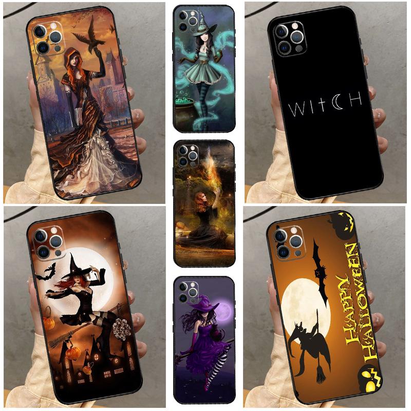 Coque d'Halloween Sorcière Lunaire Horreur Pour Xiaomi 15T 14T 13T Pro 14 15 Ultra 17 Pro Max POCO X7 F8 Pro X5 X6 F5 F6 F7 Coque