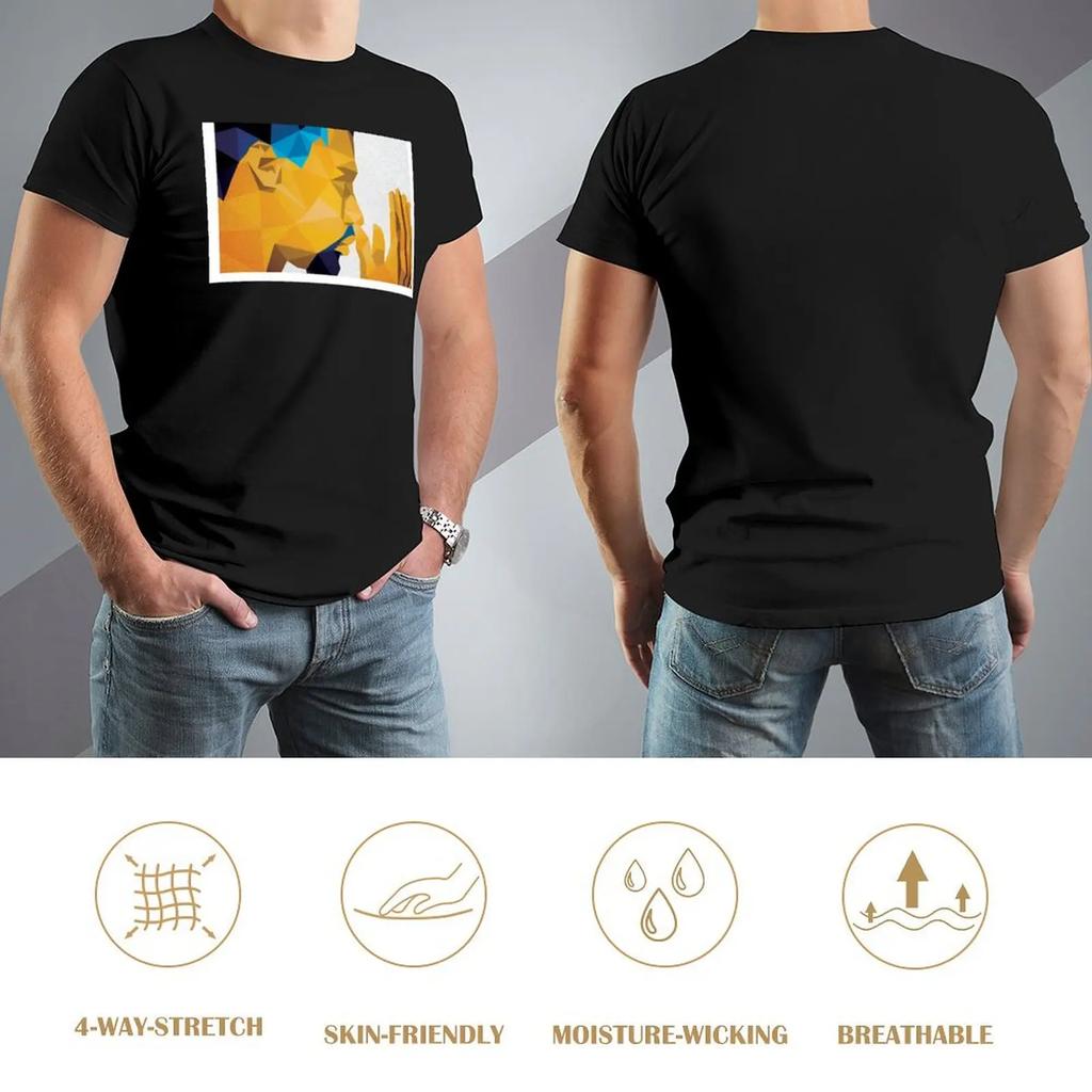 Mahmoud Abdul-Rauf T-Shirt Vintage Graphics Mens Workout Shirts