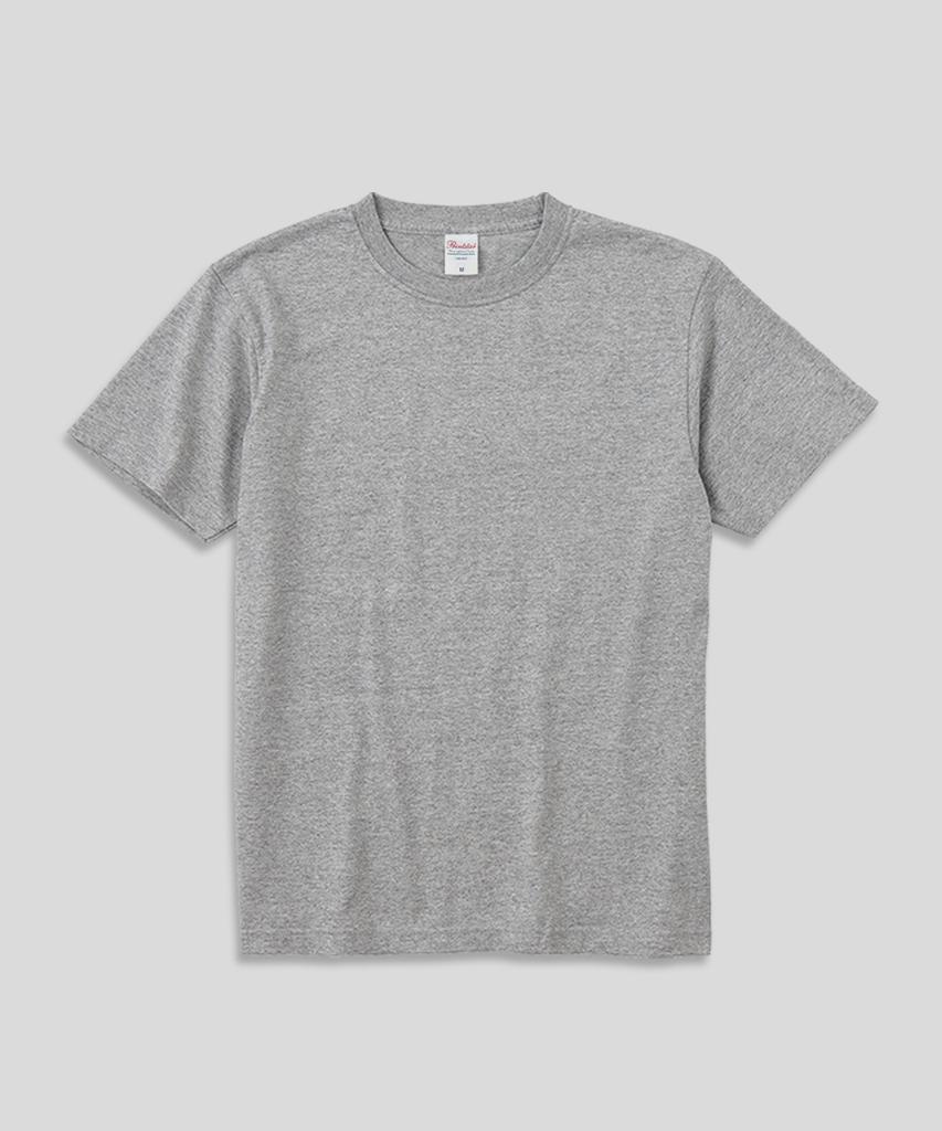 Peulinteuseuta 14-Count 7.4Oz Heavyweight Round Overfit Plain Short Sleeve T-Shirt - 10 Color (C Type)