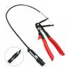 Auto Vehicle Tools Cable Type Flexible Wire Long Reach Hose Clamp Pliers for Car Repairs Hose Clamp Removal Hand Tools Alicate