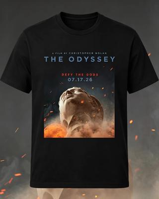 Impression Affiche Film L'Odyssée T-shirt Mode Unisexe Femme Été 2026 Nouvelle Mode Streetwear Coton Respirant T-shirt Cadeaux pour Fans