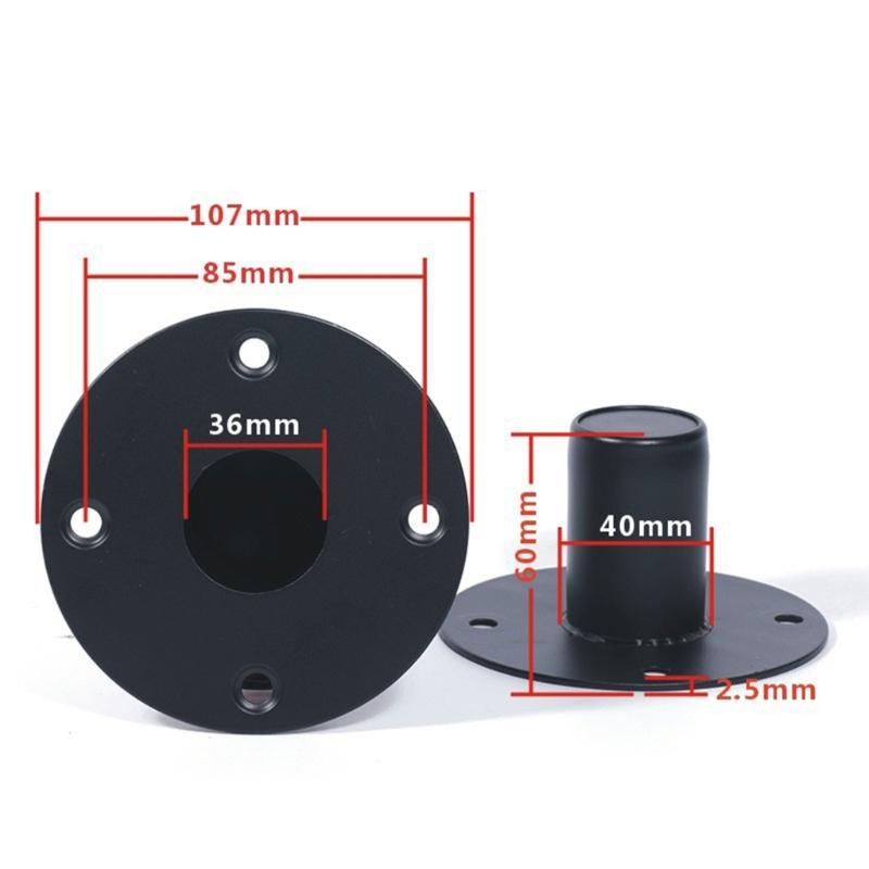 Heavy Duty Metal Speaker Stand Base Iron Lower Sound Seats for Professional Stage Use Easy Installation