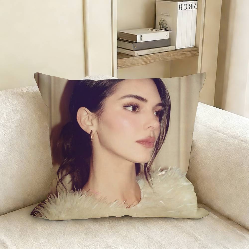 KKendall JJenner Pillow Case Living Room Sofa Cushion Cover Suitable For Home Bedroom Room Decoration